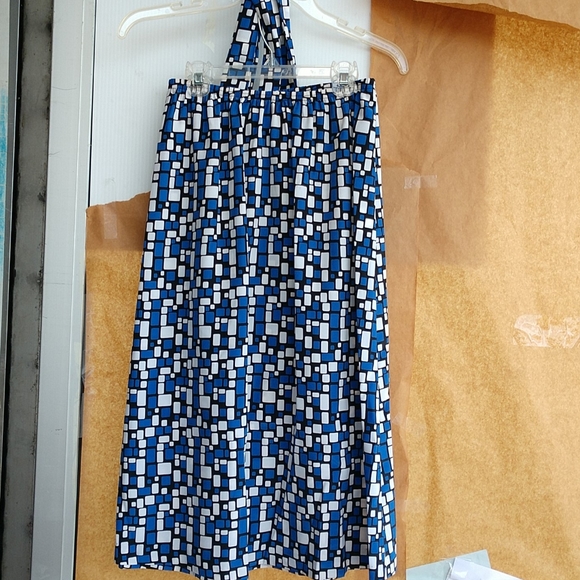 🟦 ON SALE Leslie Fay 3 Pc. Suit Jacket Scarf Skirt size  8 - Picture 4 of 8